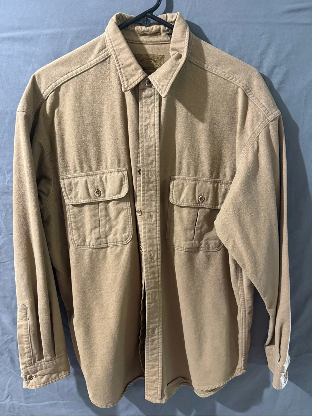 St John’s Bay Tan Utility flannel jacket
